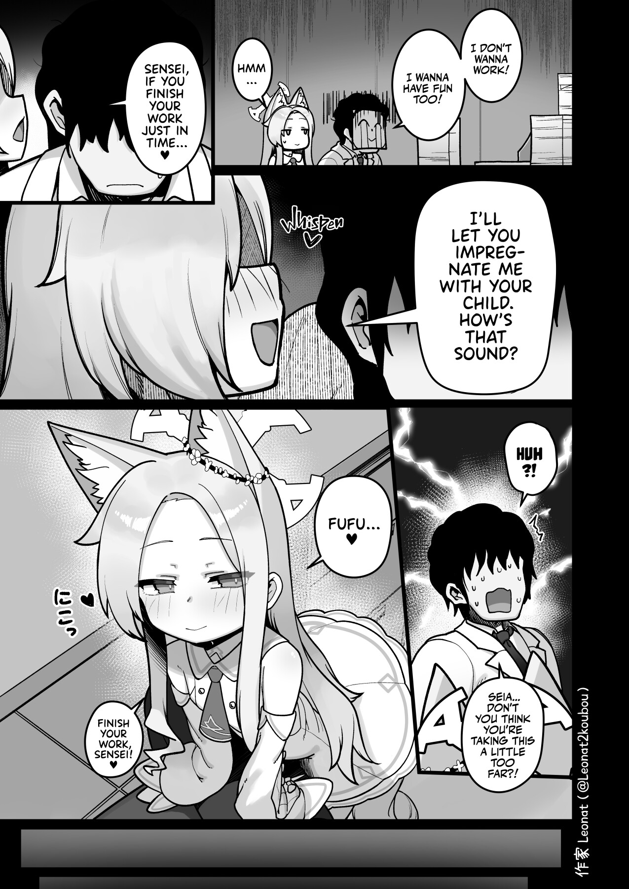 Hentai Manga Comic-Seia and Sensei's Non-stop Babymaking Holiday!-Read-8